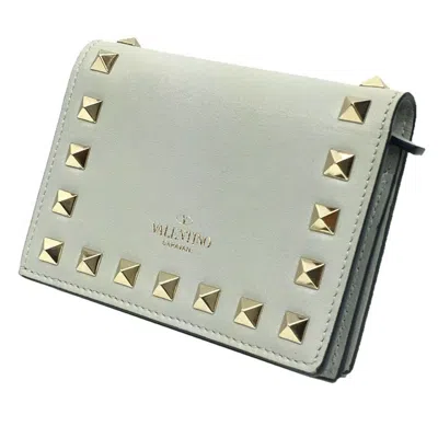 VALENTINO GARAVANI LEATHER WALLET (TRI-FOLD) (PRE-OWNED)