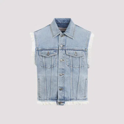 VALENTINO LIGHT BLUE DENIM VEST