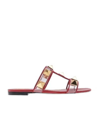 VALENTINO GARAVANI LOGO FLAT SANDALS