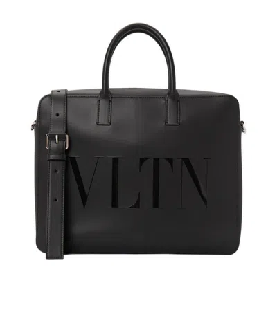 VALENTINO GARAVANI LOGO-PRINT LAPTOP BAG