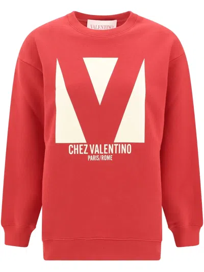 VALENTINO LOGO-PRINT SWEATSHIRT