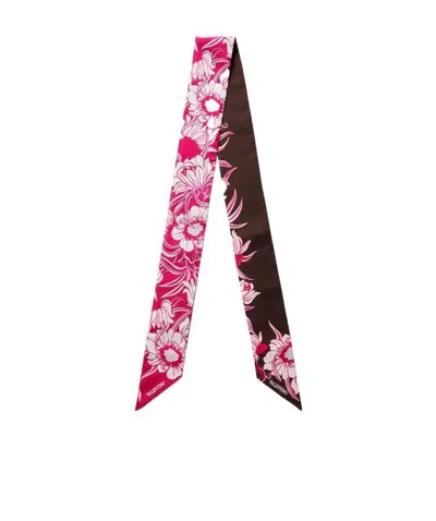 VALENTINO LOGO PRINTED SCARF