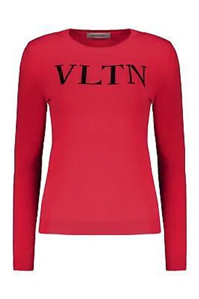 VALENTINO VALENTINO LONG SLEEVE CREW-NECK SWEATER