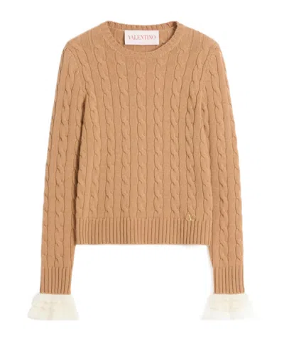VALENTINO VALENTINO CREWNECK LONG-SLEEVED JUMPER
