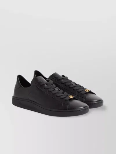 VALENTINO GARAVANI CALF LEATHER LOW-TOP SNEAKERS