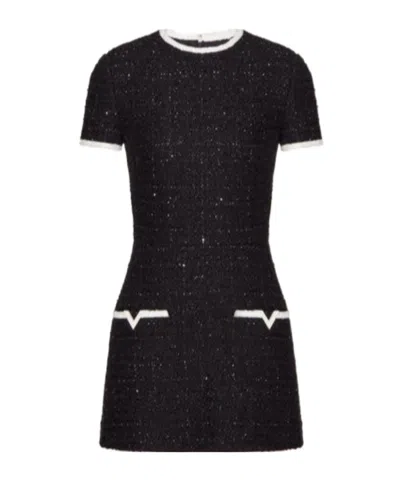 VALENTINO GLAZE TWEED SHORT DRESS