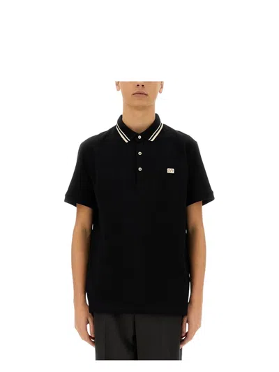 VALENTINO MEN'S PIQUET POLO T-SHIRT