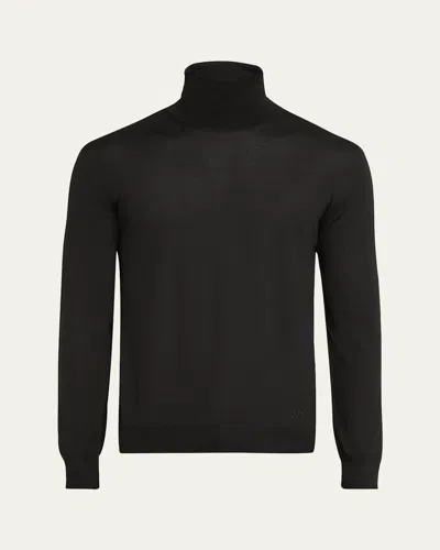 VALENTINO MEN'S WOOL TURTLENECK SWEATER