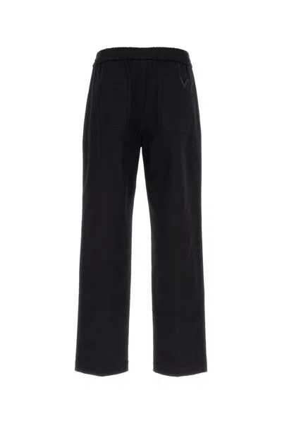 VALENTINO MIDNIGHT BLUE STRETCH COTTON PANT