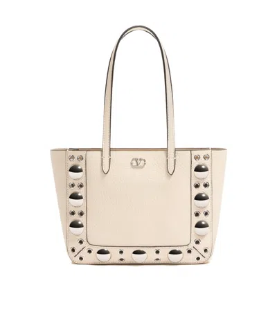 VALENTINO GARAVANI VALENTINO	VLOGO PLAQUE EYELET DETAILED SHOULDER BAG