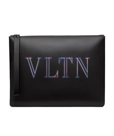 VALENTINO GARAVANI NEON VLTN  CLUTCH