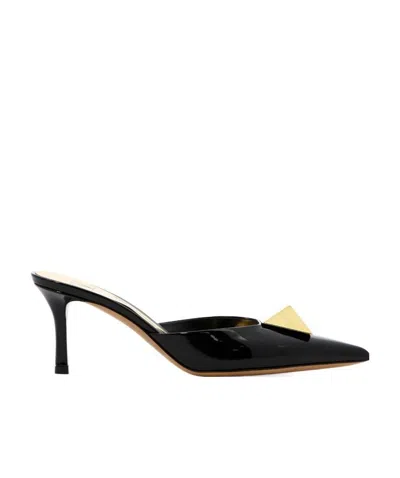 VALENTINO GARAVANI ONE STUD 70MM LEATHER MULES