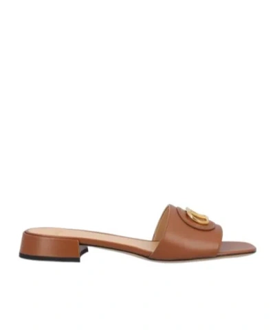 VALENTINO GARAVANI VALENTINO VLOGO SIGNATURE SLIP-ON SANDALS