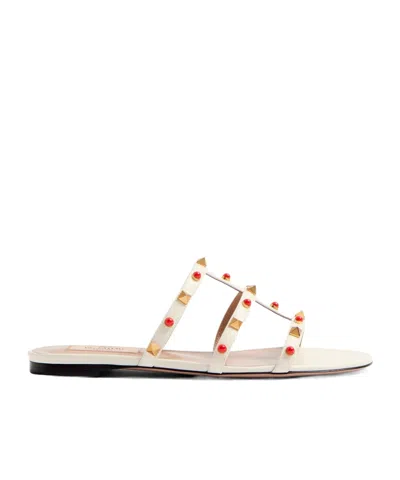 VALENTINO GARAVANI VALENTINO GARAVANI ROCKSTUD SLIP-ON SANDALS
