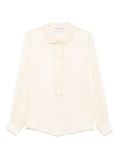 VALENTINO OPTICAL-JACQUARD SHIRT