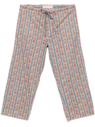 VALENTINO PAISLEY-PRINT TROUSERS