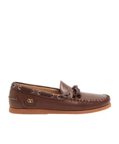 VALENTINO GARAVANI VALENTINO PALM AVENUE BOW DETAILED LOAFERS