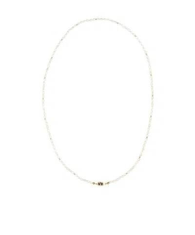 VALENTINO GARAVANI VALENTINO OVALETT CHAINED NECKLACE