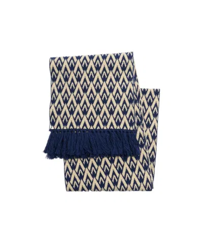 VALENTINO VALENTINO TOUTE LA V FRINGED EDGE SCARF