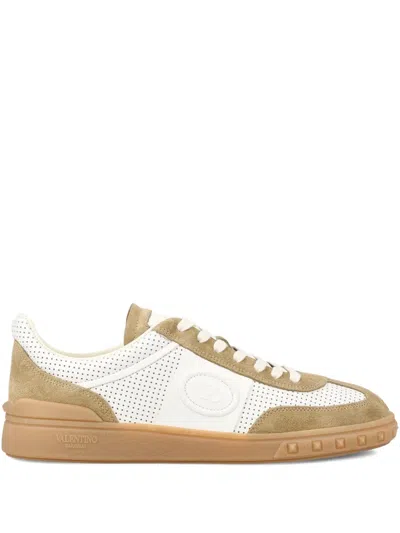 VALENTINO GARAVANI PERFORATED LEATHER SNEAKERS