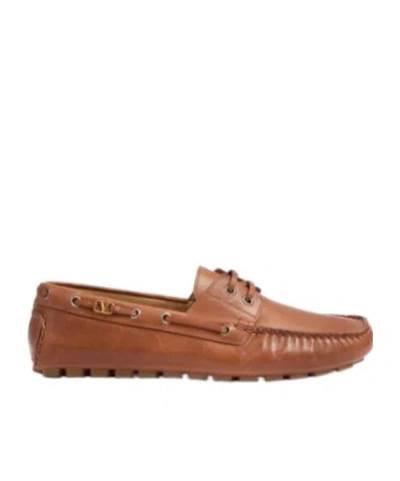 VALENTINO GARAVANI VALENTINO DRIVER FASTAWAY LACE-UP BOAT SHOES