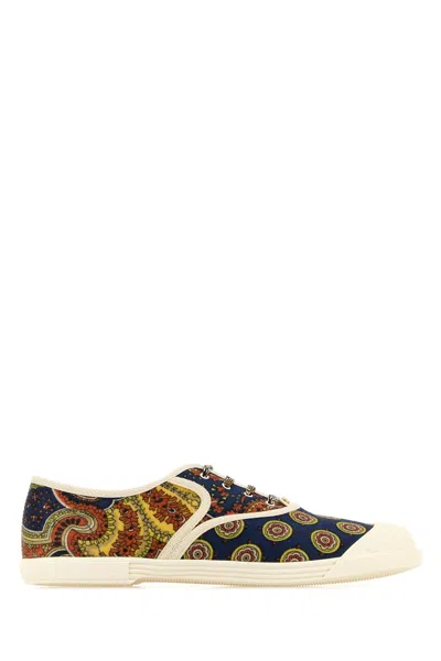 VALENTINO GARAVANI PRINTED FABRIC BAY BY BAY SNEAKERS