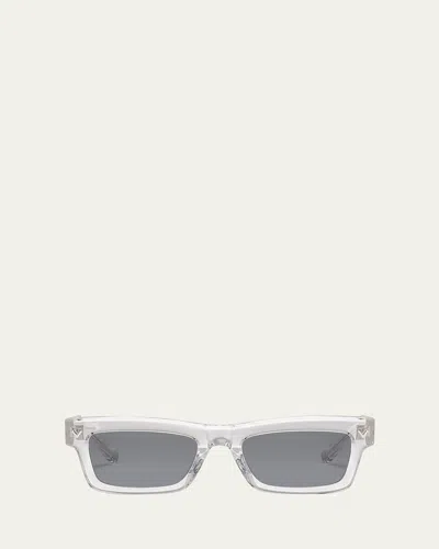 VALENTINO RECTANGLE ACETATE SUNGLASSES