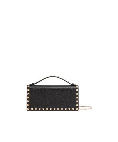 VALENTINO GARAVANI VALENTINO GARAVANI STUDDED WALLET ON CHAIN