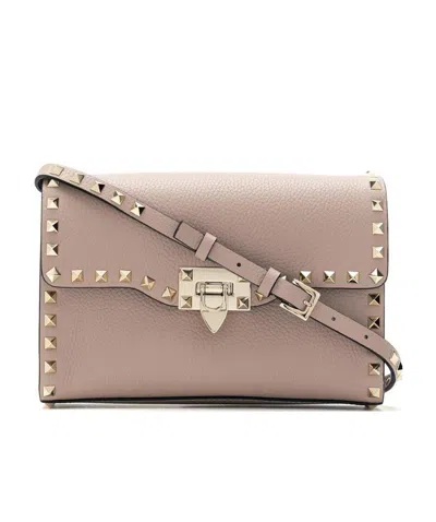 VALENTINO GARAVANI VALENTINO GARAVANI ROCKSTUD FOLDOVER TOP SMALL CROSSBODY BAG
