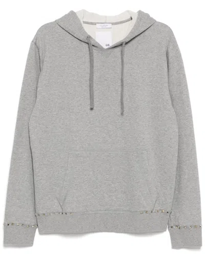 VALENTINO ROCKSTUD DETAILING HOODIE