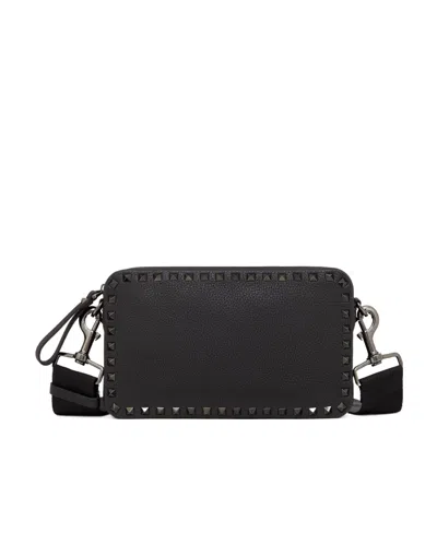 VALENTINO GARAVANI VALENTINO GARAVANI ROCKSTUD ZIPPED CROSSBODY BAG
