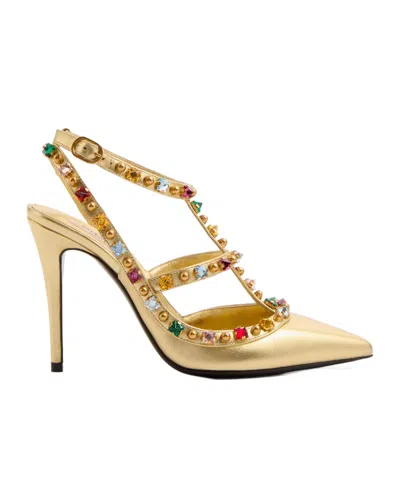 VALENTINO GARAVANI 100MM ROCKSTUD DCOLLET PUMPS