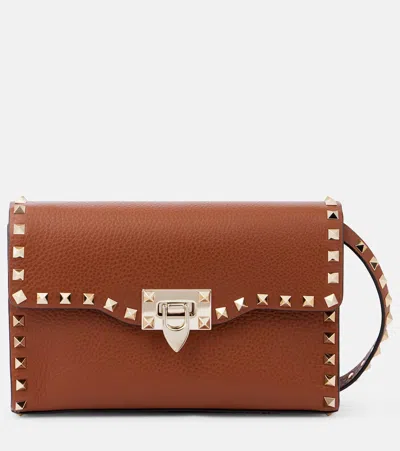 VALENTINO GARAVANI ROCKSTUD SMALL LEATHER CROSSBODY BAG
