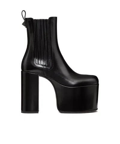 VALENTINO GARAVANI VALENTINO GARAVANI CLUB PLATFORM ANKLE BOOTS