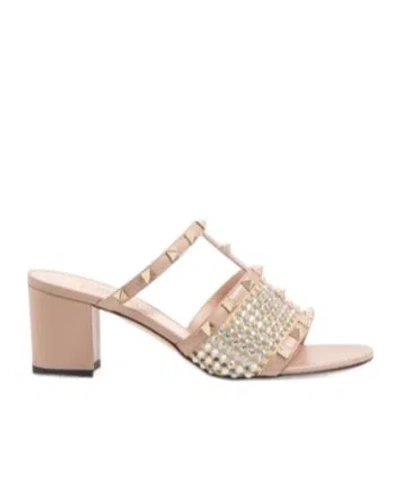 VALENTINO GARAVANI ROUND-HEADED HIGH-HEELED SANDALS