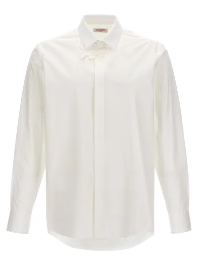 VALENTINO WHITE POPELINE SHIRT