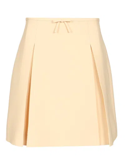 VALENTINO SHORT SKIRT WITH BOW