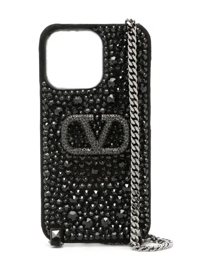 VALENTINO GARAVANI SIGNATURE V-PLAQUE IPHONE CASE