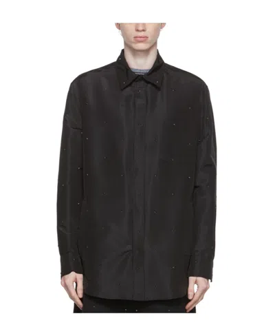 VALENTINO SILK LONG-SLEEVED SHIRT
