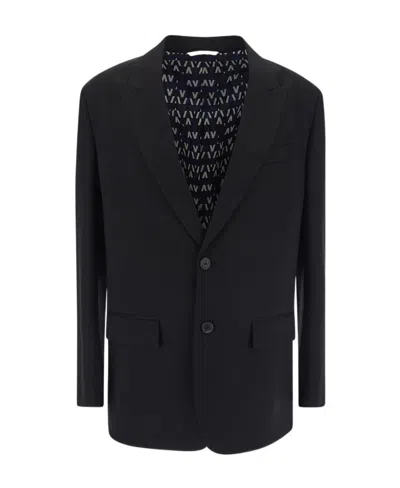 VALENTINO VALENTINO SINGLE BREASTED LONG-SLEEVED BLAZER