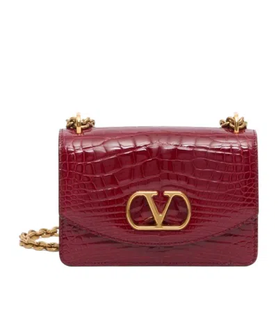 VALENTINO GARAVANI SMALL GARAVANI VAIN SHOULDER BAG