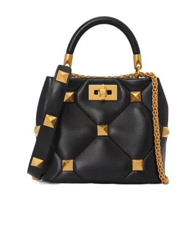 VALENTINO GARAVANI VALENTINO GARAVANI ROMAN STUD SMALL TOTE BAG
