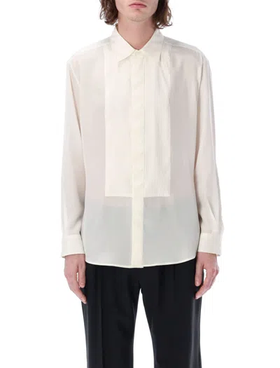 VALENTINO SMOKING SILK SHIRT