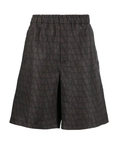 VALENTINO VALENTINO TOILE ICONOGRAPHE STRAIGHT HEM SHORTS