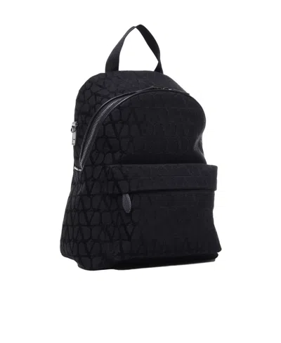 VALENTINO GARAVANI VALENTINO TOILE ICONOGRAPHE ZIP-UP BACKPACK