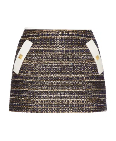 VALENTINO TWEED MINI SKIRT