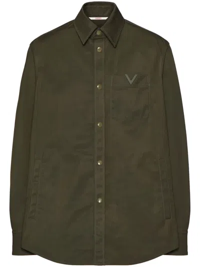 VALENTINO V-DETAIL SHIRT JACKET