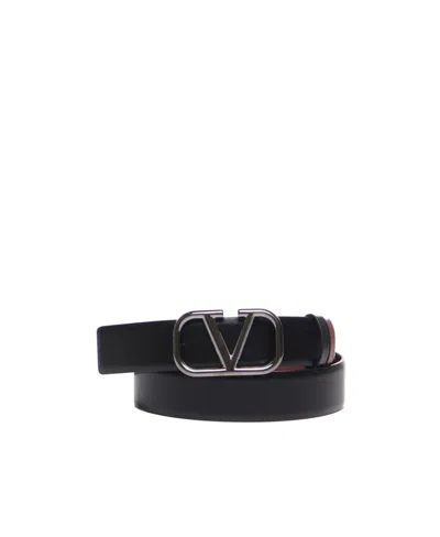 VALENTINO GARAVANI VALENTINO VLOGO PLAQUE REVERSIBLE BELT
