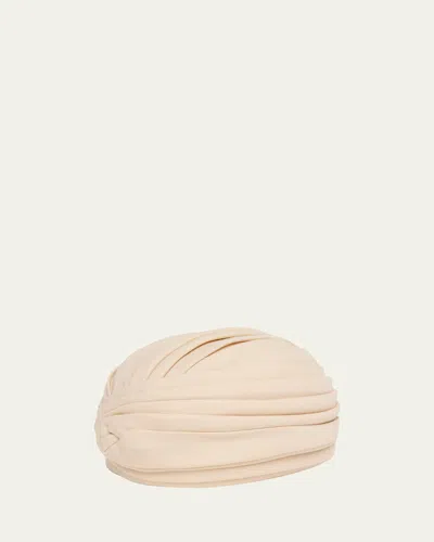 VALENTINO GARAVANI VIRIGIN WOOL V-LOGO TURBAN