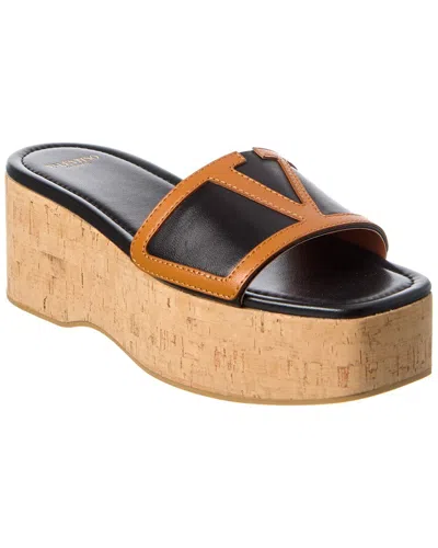 VALENTINO GARAVANI VALENTINO VLOGO 60 LEATHER SANDAL